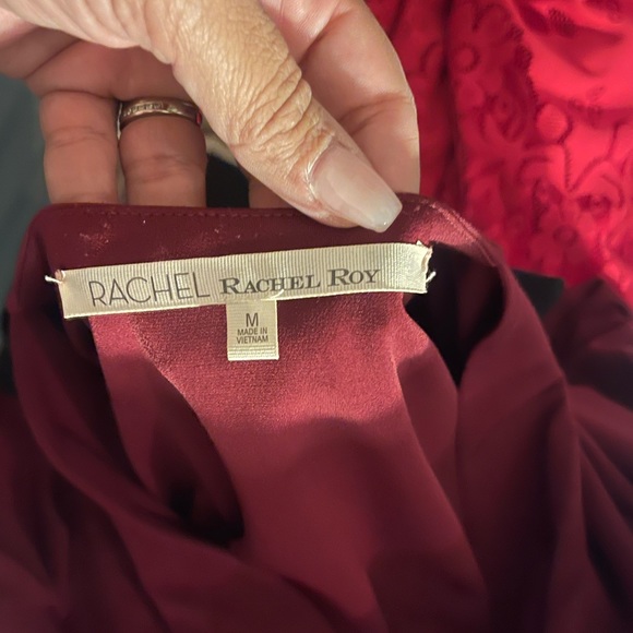 Rachel Roy Womens Sparkle Bodycon Dress, Red, Size M - Picture 6 of 8